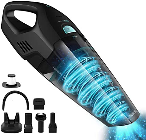 Cecotec Aspirador de Mano Conga Immortal ExtremeSuction 22,2 V Hand. Potente. para sólidos y líquidos. Tecnología ciclónica. Accesorios para casa y Coche. Autonomía de 25 Minutos.
