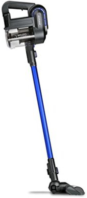 Taurus Ultimate Animal Care - Aspirador escoba 2 en 1, Vertical y de Mano, Sin Cable, Zapata Especial para Pelos, Azul y Negro