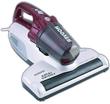 Hoover Ultra Vortex MBC500UV - Aspiradora de mano, ciclónica, colchones, sofás, pelo mascotas, Especial Alergias, Lampara UV anti bacterias, 3 Modos limpieza, 500W, Cable 5m, Ligero, Rojo