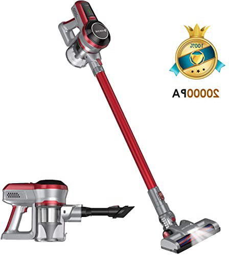 Hosome Aspiradora Hogar sin Cable 20000pa Aspiradora de Mano 160W y Eficiente Sistema de Filtración 2200mAh Batería para Pelos de Mascota Alfombra Piso Autos