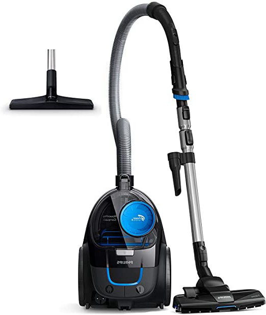 Philips PowerPro Compact FC9331/09 - Aspirador con sistema Ciclonico sin Bolsa, Deposito 1.5 L, Filtro Antialergias, Facil de Limpiar