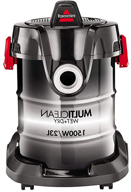 Bissell MultiClean W&D Drum - Limpiador Aspirador, 1500 W, 85 Decibelios, 23 L, color Negro/ Blanco
