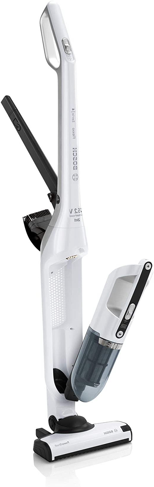 Bosch BBH32551 Flexxo Serie | 4 Aspirador sin cable y de mano, batería de 25.2 V, color blanco