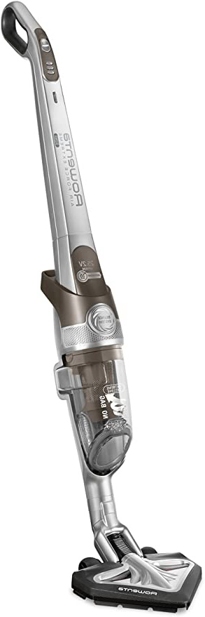 Rowenta RH8929WO Air Force Extreme Silence - Aspirador Escoba sin Cable, Ciclónico, sin Bolsa, con Tecnología Silence y Batería Ion-litio de 25.2 V, con Autonomía hasta 55 minutos