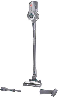 Hoover Rhapsody Power RAP22AFG Aspiradora Escoba sin Cable, 2 Rodillos para Cepillo Principal, Luces, Batería extraíble de Litio 22V, 35min, 0,7L, Tecnología H-Spin Core, Display LED, Gris, 0.7 litros