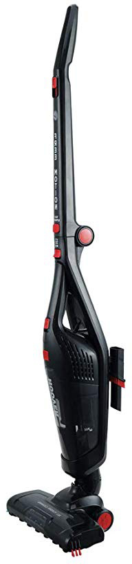 Hoover Freemotion FM18LI 2en1, Escoba sin Cable y Aspirador de Mano, Batería Litio, Posición Parking, Autonomía 35min, Filtros EPA, Color 18V, 0.5 litros, Negro Luxor/Rojo Race