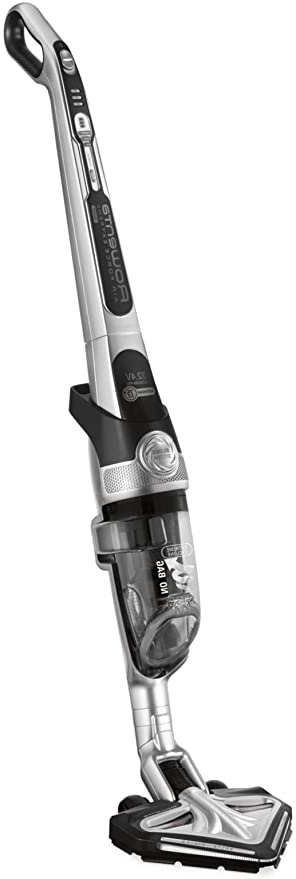 Rowenta RH8995WO Air Force Extreme Silence - Aspirador sin cable, sin bolsa, 32.4 V, autonomía 75 min, batería ion litio, cabezal delta LED, cepillo motorizado, 3 velocidades, fácil almacenar