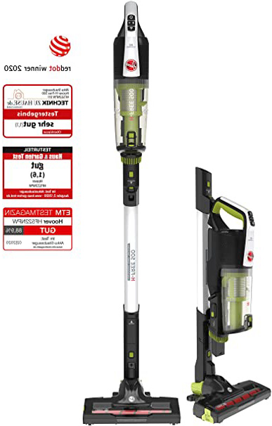 Hoover HF522NPW H-Free 500 - Aspiradora Escoba sin Cable, WiFi, Almacenaje 69 cm ,Especial Hogar y Coche, Ion Litio 22 V, 40 Mins, Cepillo Motorizado Led, Accesorios Pelo Mascota, Rincones y Polvo