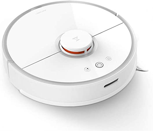 roborock Robot aspiradora de barrido con trapeador, navegación láser Wi-Fi, succión fuerte en todo el piso y control de aplicaciones 5200 mAh 2000 Pa Blanco