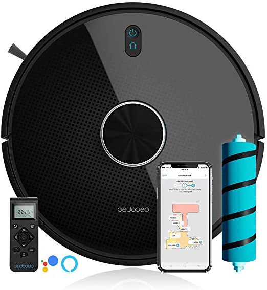 Cecotec Robot Aspirador Conga Serie 4090. 2700 Pa, Gestión y Edición de Habitaciones, App con hasta 5 Mapas, Aspira, Barre, Friega y Pasa la Mopa, Alexa y Google Home, apto para Wi-Fi 5GHz