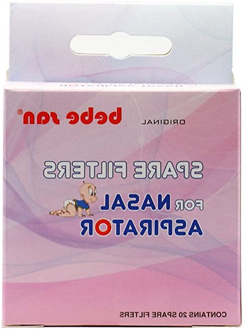 BEBE SAN® 20 FILTROS DE REPUESTO, UNIVERSAL Ø 12 MM, PARA EL ASPIRADOR NASAL BEBE SAN