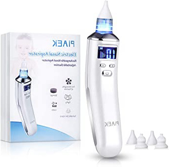 Aspirador Nasal Bebes Electrico Aspirador de Nariz con Carga USB con 5 Niveles de Succión y Pantalla LCD para Recién Nacidos,Niños Pequeños y Infantil