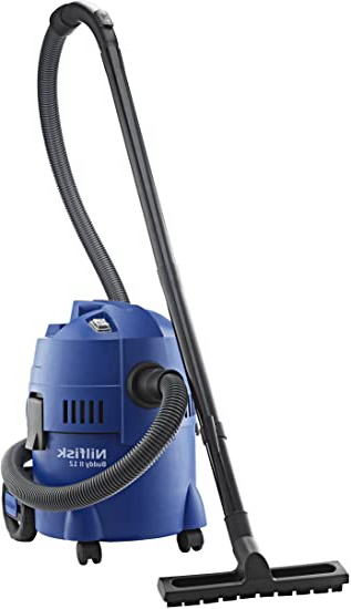 NILFISK Aspirador de Bricolaje Buddy II 12, con o sin Bolsa, 1200 W, 12 litros, 74 Decibelios, Azul