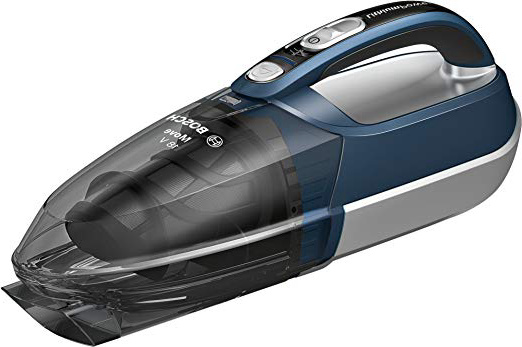 Bosch BHN1840L Move Lithium Aspirador de mano, 0.4 litros, color azul y plata