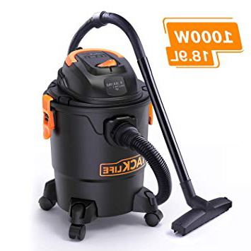 TACKLIFE Aspirador Húmedo y Seco, Aspiradora doméstica, Aspiradora Multifuncional, HEPA Filtro, Manguera de 2 m, Limpio de casa, 18.9L, 1000W, PVC01A