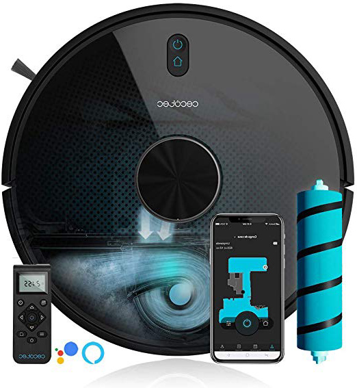 Cecotec Robot Aspirador Conga 5090. App con hasta 5 mapas. Aspira, Barre, Friega y Pasa la Mopa. Alexa y Google Assistant. Cepillo Jalisco. Cepillo para Mascotas. 8000 Pa. 10 Modos. Wi-Fi