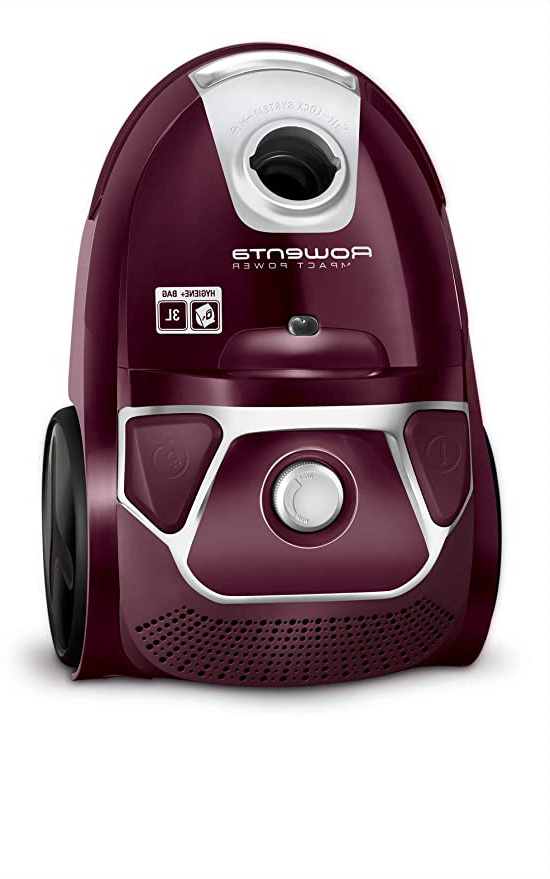 Rowenta Compact Power Morado RO3969EA - Aspirador trineo con bolsa de alta filtración y filtro permanente gran eficiencia, depósito de 3 L, cable de 6.2 m, accesorios de coche para más versatilidad