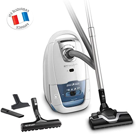 Rowenta Silence Force RO7747, Aspiradora con bolsa con tecnología silenciosa, depósito de polvo de 4,5 l, bolsas de alta filtración, 4 ajustes, accesorio suelo duro, parquet, tapicerías y ranuras