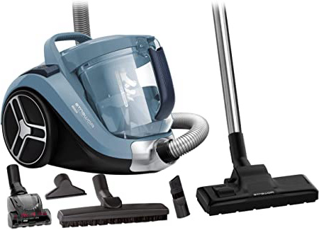 Rowenta Compact Power Cyclonic XL Animal RO4871 - Aspiradora sin bolsa de 2.5 l, diseño compacto, motor EffiTech, parquet, ranuras, tapicerías y suelos sólidos