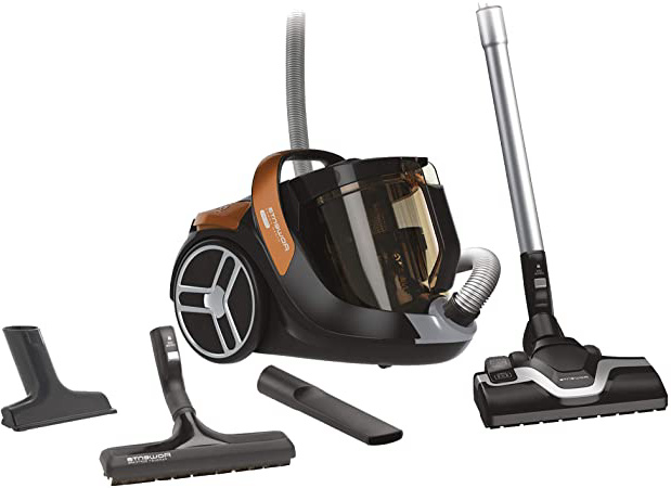 Rowenta X-Trem Power Cyclonic RO7244EA Aspirador sin bolsa,sistema ciclónico de filtrado, apto para todo tipo de suelos, diseño compacto y depósito de 2,5 L y accesorios para coche, fácil vaciado