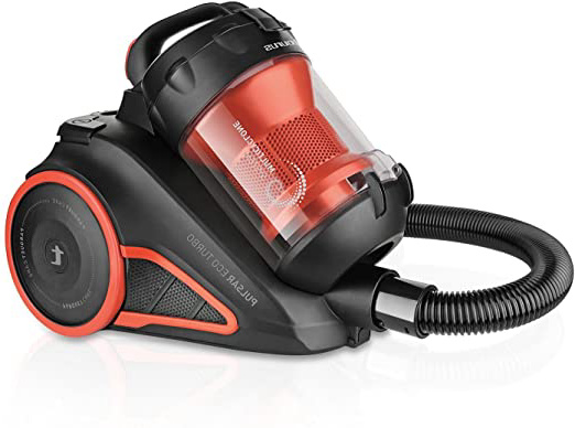 Taurus Pulsar Turbo-948.969 Aspirador de Trineo sin bolsa con filtraje multiciclónico, Energy Eco System, Turbocyclone Sytem, 2 litros, Filtro HEPA, 800 W, 78 decibeles, Decibelios, Plástico