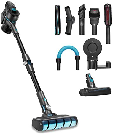 Cecotec Aspirador Vertical Conga Rockstar 500 Ultimate Ergoflex. Aspirador sin Cables 3 en 1, 430W y 24 KPA, 65 min de Autonomía, Tecnología Ciclónica, Máxima Eficiencia