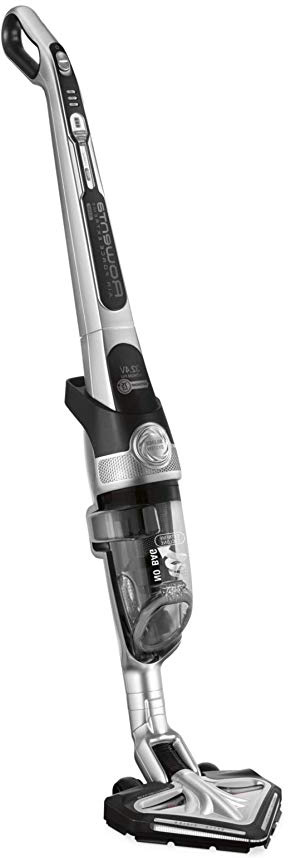 Rowenta RH8995WO Air Force Extreme Silence - Aspirador sin cable, sin bolsa, 32.4 V, autonomía 75 min, batería ion litio, cabezal delta LED, cepillo motorizado, 3 velocidades, fácil almacenar