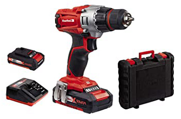 Einhell Expert Taladro Power X-Change (TE-CD 18/2 Li), 18V sin cable (incluye maletín BMC, 2 baterías de 1,5 Ah y cargador) (ref.4513830)