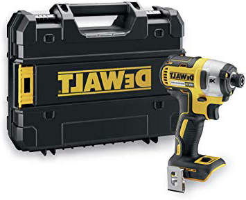 Dewalt DCF887NT-XJ Atornillador Impacto sin escobillas XR 18V 1/4" 205Nm sin cargador/batería con maletín TSTAK, 80 W, 18 V