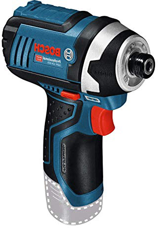 Bosch GDR 12V-105 - Atornillador de impacto (Litio-Ion polímero, 12 V) Negro, Azul