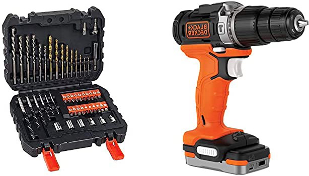 BLACK+DECKER BDCHD12S1-XJ - Taladro Percutor