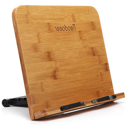 Readaeer --Soporte de libro para lectura, Bambú Natural, Perfecto elige para los lectores