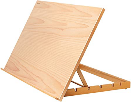 Reeves 4870165 - Estación de trabajo para arte y manualidades, tamaño A2, de madera de olmo