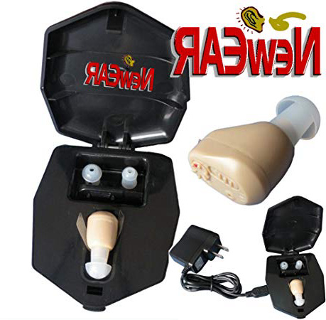 Mini amplificador auditivo NewEar recargable. Tan pequeño que no se ve