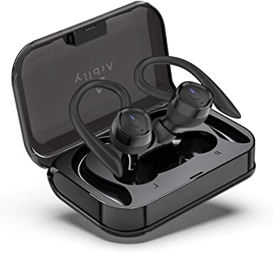 Arbily Auriculares Inalambricos【2020 Último Modelo】 Auriculares Bluetooth Deportivos, Auriculares Inalámbricos de Audio Premium, 60 Horas/IPX7 de Escucha a Prueba de Agua para Correr, Gimnasio