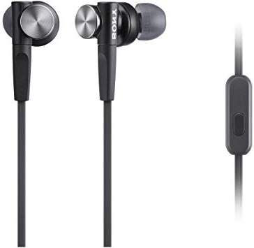 Sony MDRXB50APB.CE7 - Auriculares intraurales (Extra Bass, micrófono Integrado), Negro