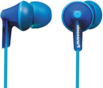 Panasonic RP-HJE125E-A Auriculares Boton con Cable In-Ear (Headphone Sonido Estéreo para Móvil, MP3/MP4, Diseño de Ajuste Cómodo, Imán Neodimio 9mm, Presión de Sonido de 97 dB), Color Azul, 17