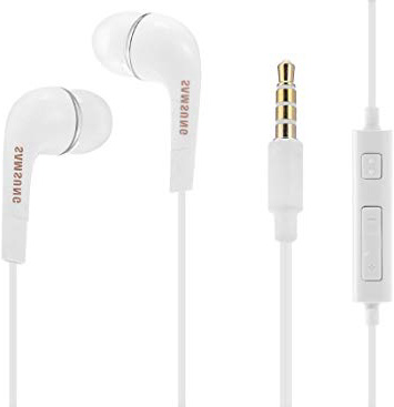 SAMSUNG EHS64 Original In-Ear Auriculares Tapones para Smartphone Clavija Estéreo de 3,5 mm Color Blanco