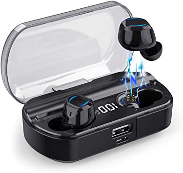 iPosible Auriculares Inalámbricos Bluetooth [2019
