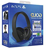 Sony - Gold Edición Headset Fortnite VCH 2019 (PS4), Color Negro