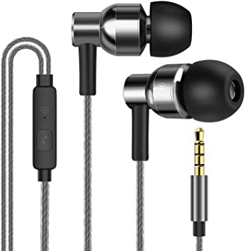 Autkors Auriculares In Ear, Auriculares con Cable y Micrófono Alta Definición Aislamiento de Ruido para Huawei, iPhone 6/6s y los Dispositivos de Auriculares de 3,5 mm