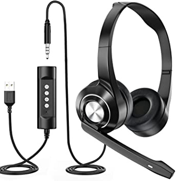 NIUQIGE Auriculares para PC con
