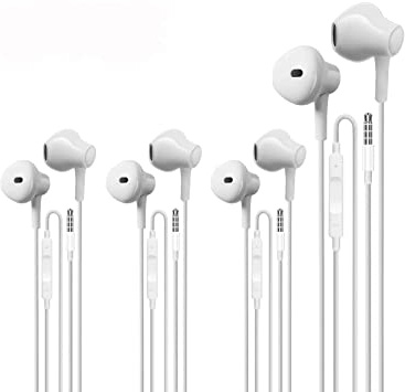 4 Pack Auriculares con Cable