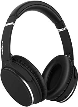Auriculares de Diadema Estéreo Inalámbricos con Cancelación de Ruido.Srhythm NC25 Headhpones Ligeros Plegables con Hi-Fi, Micrófono Integrado,Compatibles con Todos los Dispositivos Bluetooth