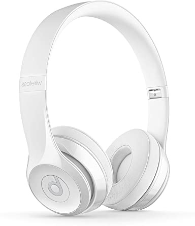 Beats Solo3 Wireless - Auriculares supraaurales - Chip Apple W1, Bluetooth de Clase 1, 40 horas de sonido ininterrumpido - Blanco Brillante