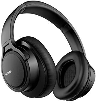 Mpow H7 Cascos Bluetooth Diadema, Auriculares Diadema Bluetooth, 25 Hrs de Reproducir, Cascos Bluetooth Inalámbricos con Micrófono CVC6.0, Auriculares Bluetooth Diadema para TV, Móvil, PC-Negro