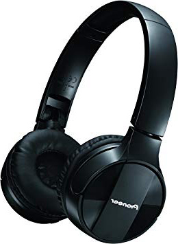 Pioneer SE-MJ553BT - Auriculares inalámbricos Bluetooth externos para smartphones Android, Windows y Apple, estéreo, con micrófono, 10 Hz a 22000 Hz, Negro