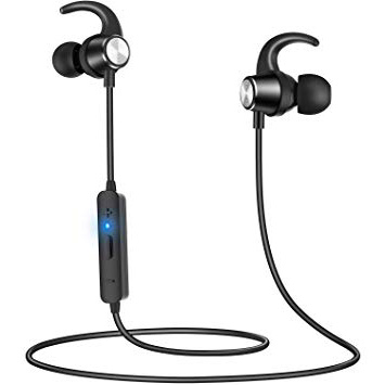 Auriculares Bluetooth, Gritin Auriculares Inalámbricos Bluetooth Deportivos Magnético In-Ear Estéreo 4.2 HiFi Manos Libre con Micrófono Anti-Sudor Reducción de Ruido para iOS Android Smartphones