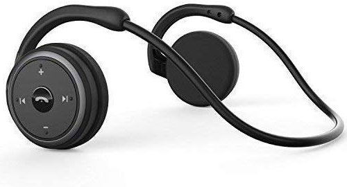 Auriculares Bluetooth 4.1 Deportivos Inalámbricos Cascos,Inalámbricos Running Impermeable Cascos Correr con Micrófono,Hi-Fi Sonido Estéreo,12 Horas de Juego,Gimnasio (Negro)