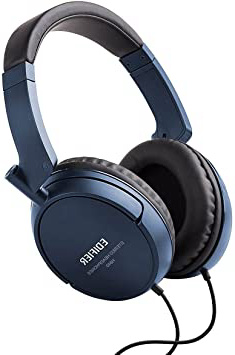 Edifier H840 Cascos Auriculares de Diadema Hi-Fi con Aislamiento del Ruido para Audiófilos - Auriculares sin Micrófono - Azul